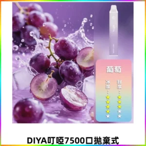 DIYA叮啞7500口拋棄式大容量一次性電子煙3%